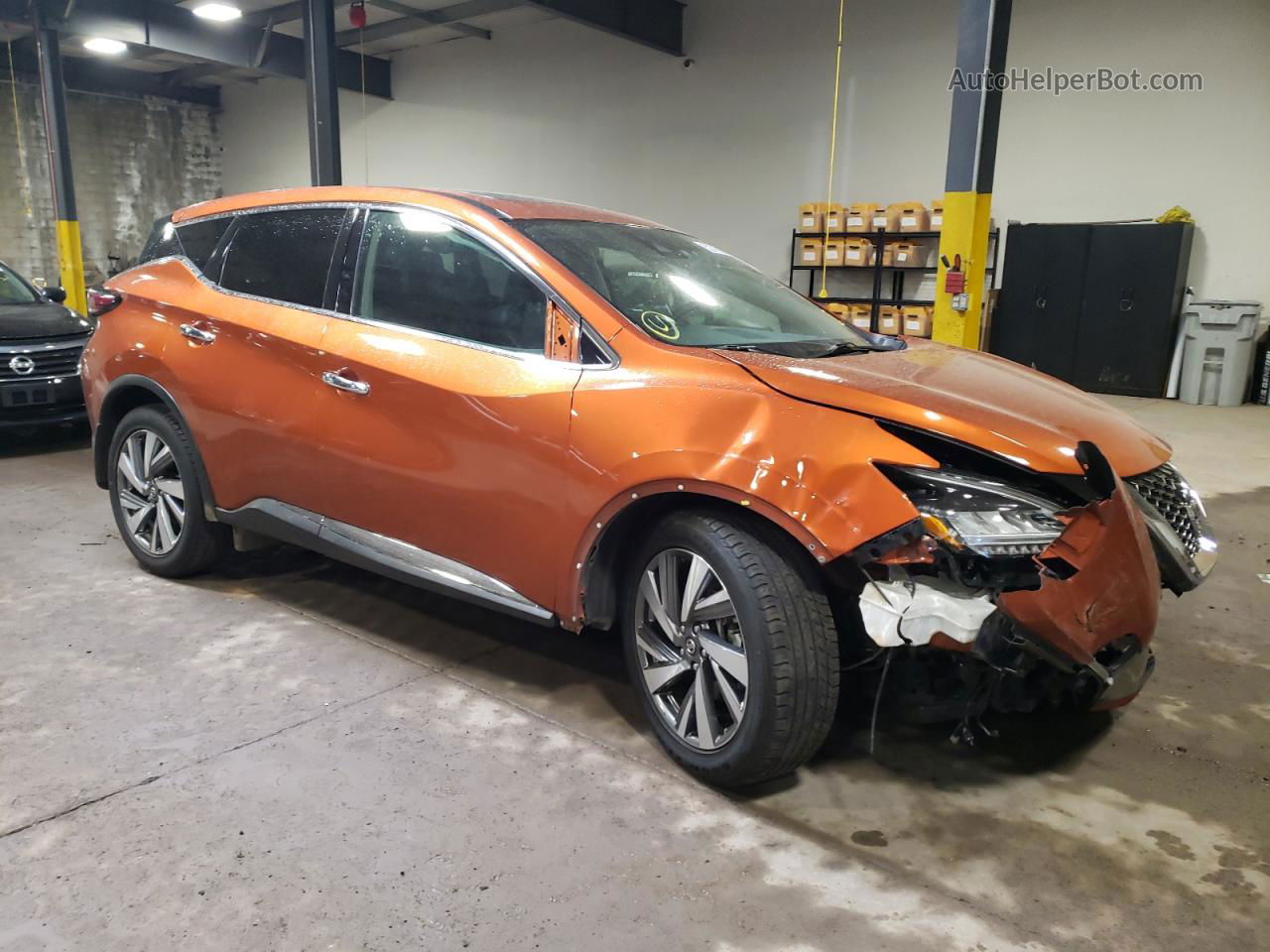 2021 Nissan Murano Sl Orange vin: 5N1AZ2CS2MC100278