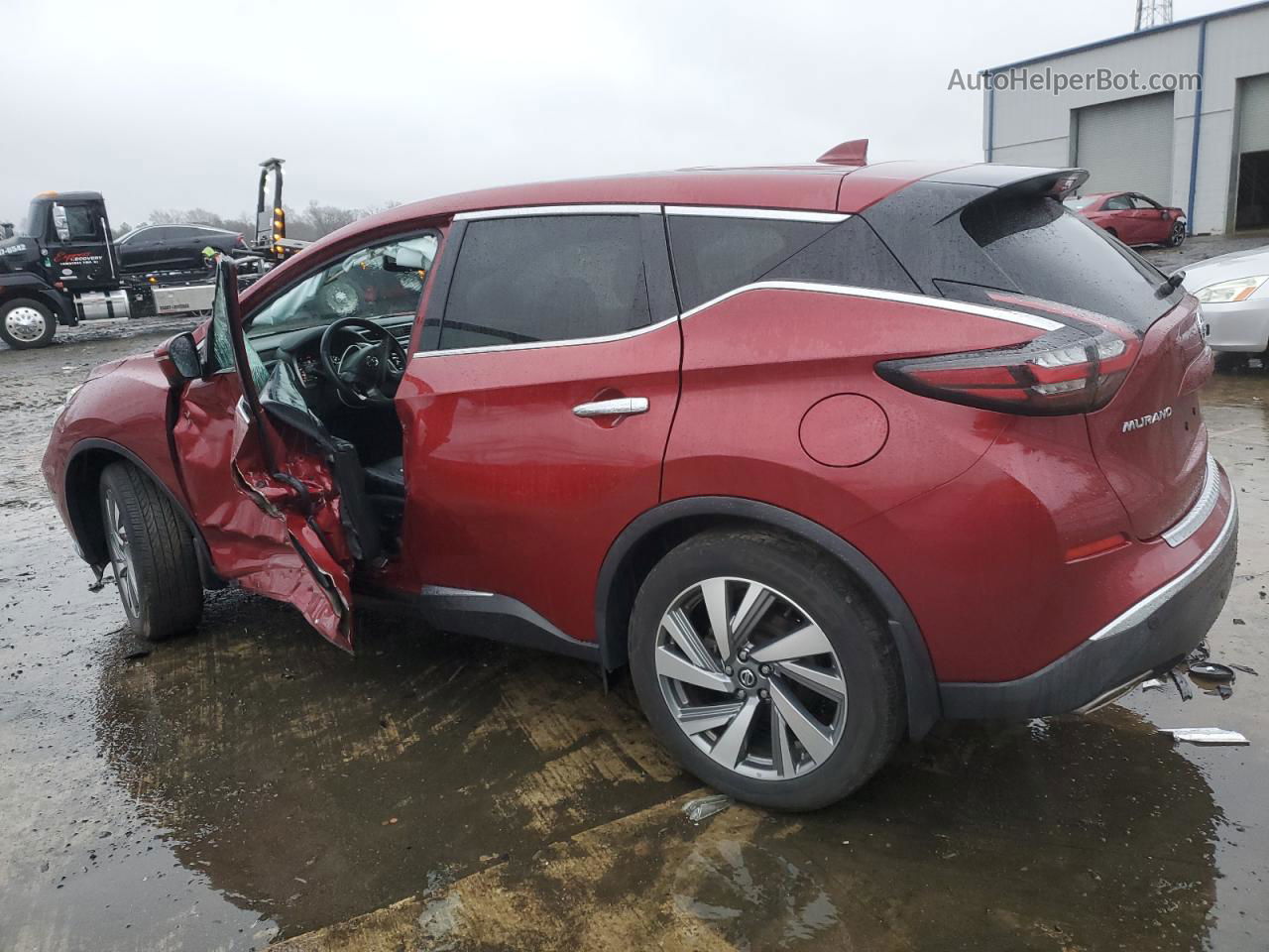 2021 Nissan Murano Sl Red vin: 5N1AZ2CS2MC115850