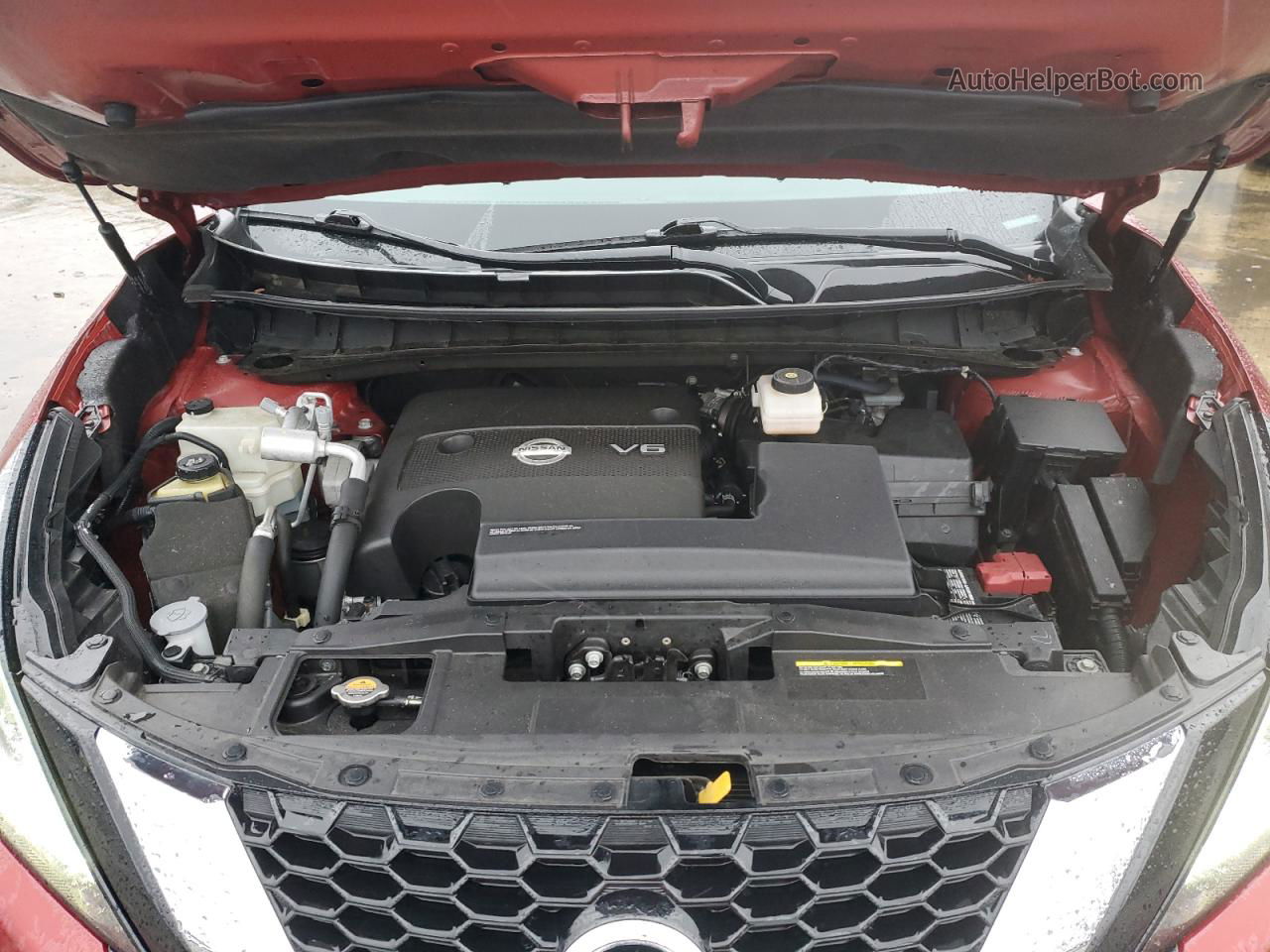 2021 Nissan Murano Sl Красный vin: 5N1AZ2CS2MC115850