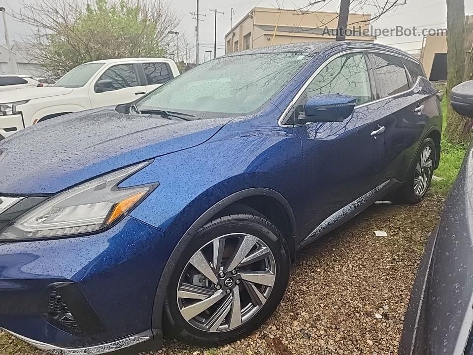 2021 Nissan Murano Sl Blue vin: 5N1AZ2CS2MC118182