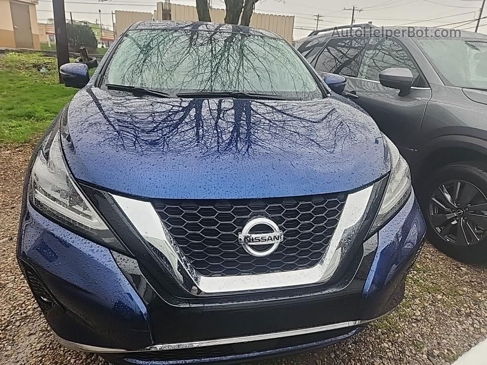 2021 Nissan Murano Sl Blue vin: 5N1AZ2CS2MC118182