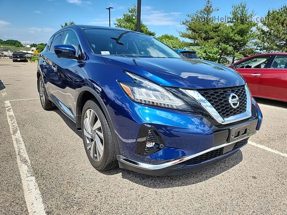 2021 Nissan Murano Sl Blue vin: 5N1AZ2CS2MC137878