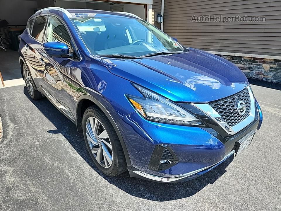 2021 Nissan Murano Sl Синий vin: 5N1AZ2CS2MC140618