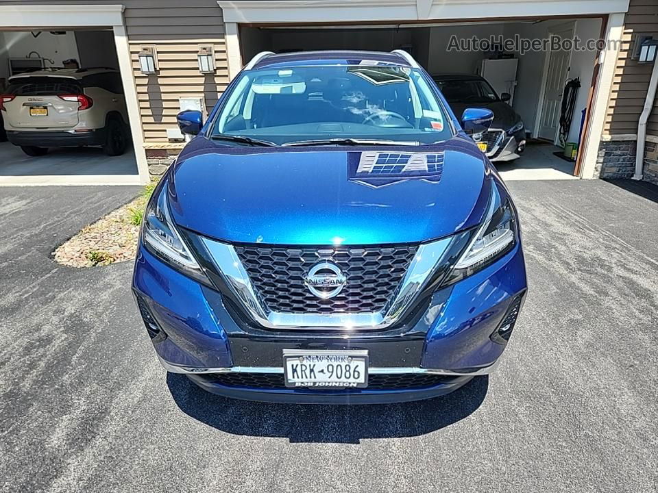 2021 Nissan Murano Sl Blue vin: 5N1AZ2CS2MC140618