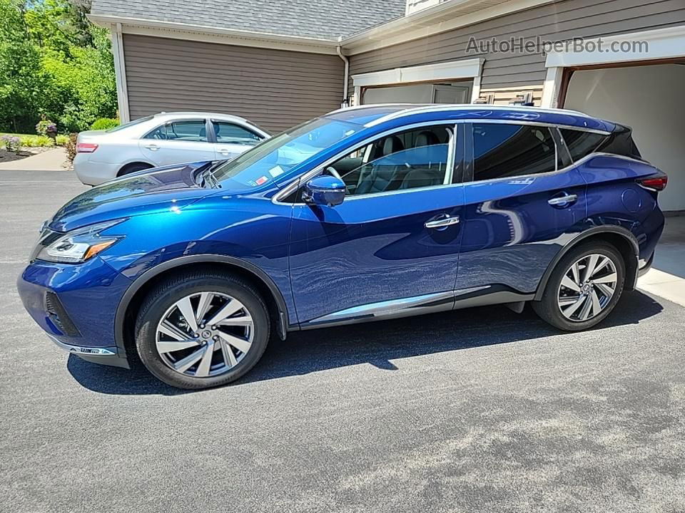 2021 Nissan Murano Sl Blue vin: 5N1AZ2CS2MC140618