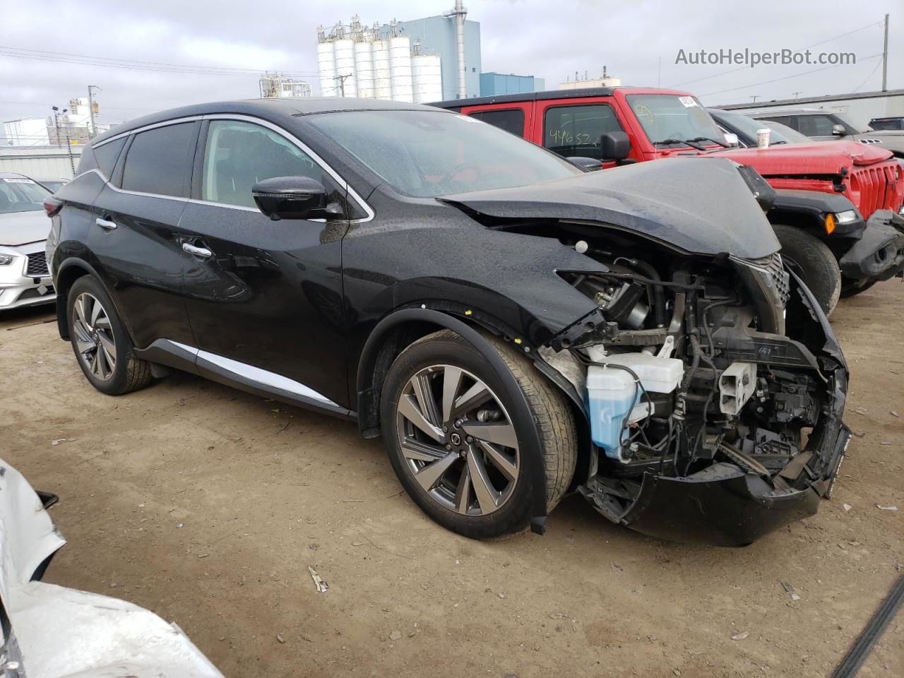 2021 Nissan Murano Sl Black vin: 5N1AZ2CS3MC108308