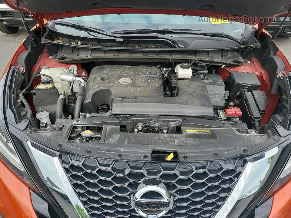 2021 Nissan Murano Sl Оранжевый vin: 5N1AZ2CS3MC117770