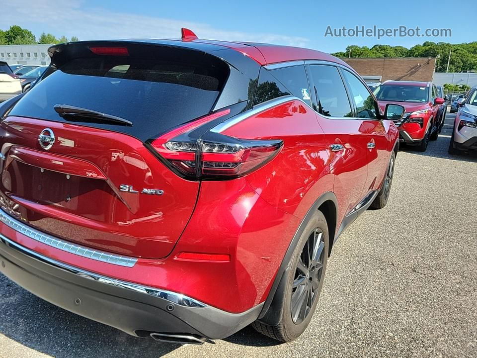 2021 Nissan Murano Sl Red vin: 5N1AZ2CS3MC124699