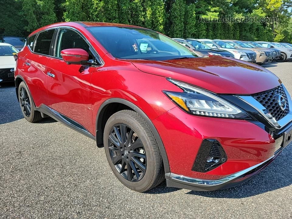 2021 Nissan Murano Sl Red vin: 5N1AZ2CS3MC124699