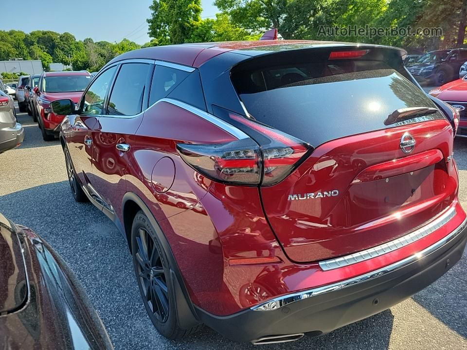 2021 Nissan Murano Sl Red vin: 5N1AZ2CS3MC124699