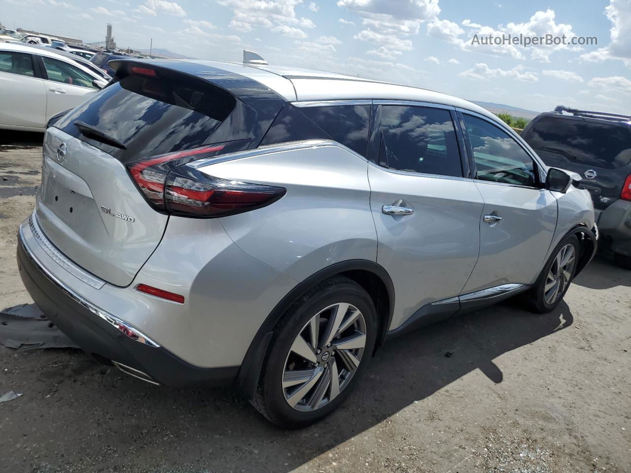 2021 Nissan Murano Sl Silver vin: 5N1AZ2CS4MC115414