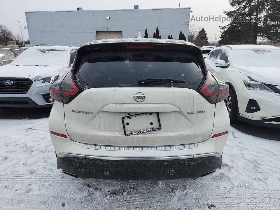 2021 Nissan Murano Sl White vin: 5N1AZ2CS4MC119575