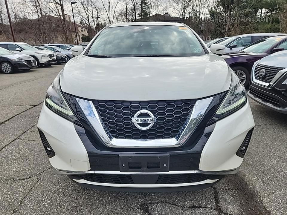 2021 Nissan Murano Sl White vin: 5N1AZ2CS5MC125191