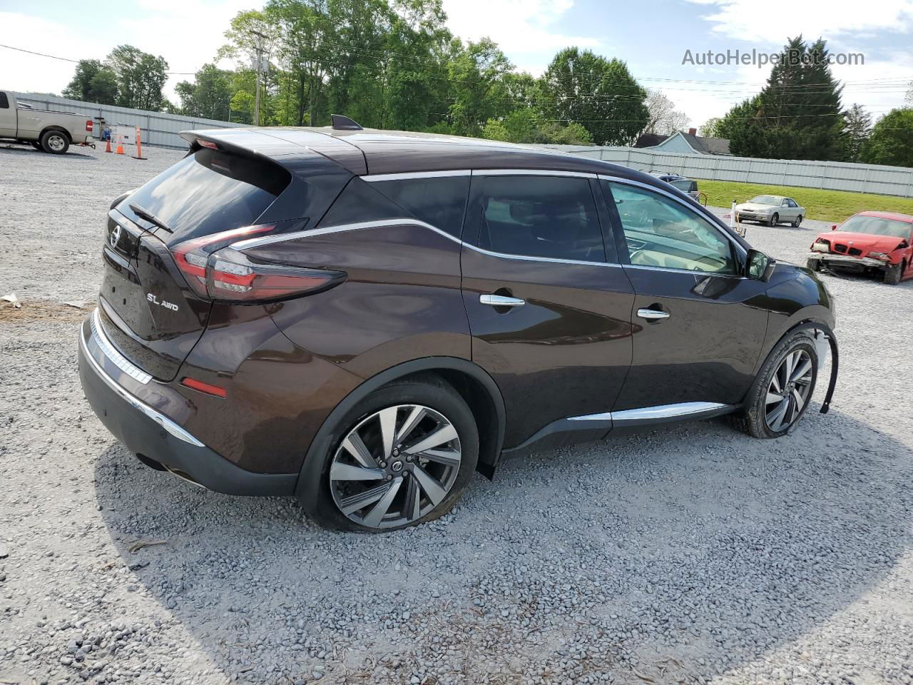 2021 Nissan Murano Sl Brown vin: 5N1AZ2CS5MC126793