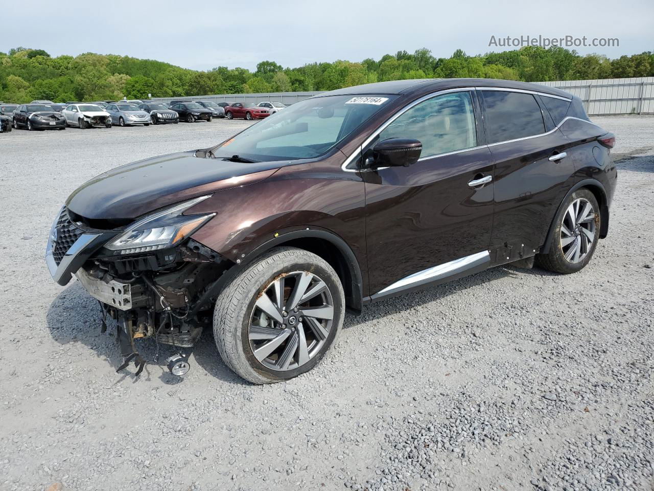 2021 Nissan Murano Sl Brown vin: 5N1AZ2CS5MC126793