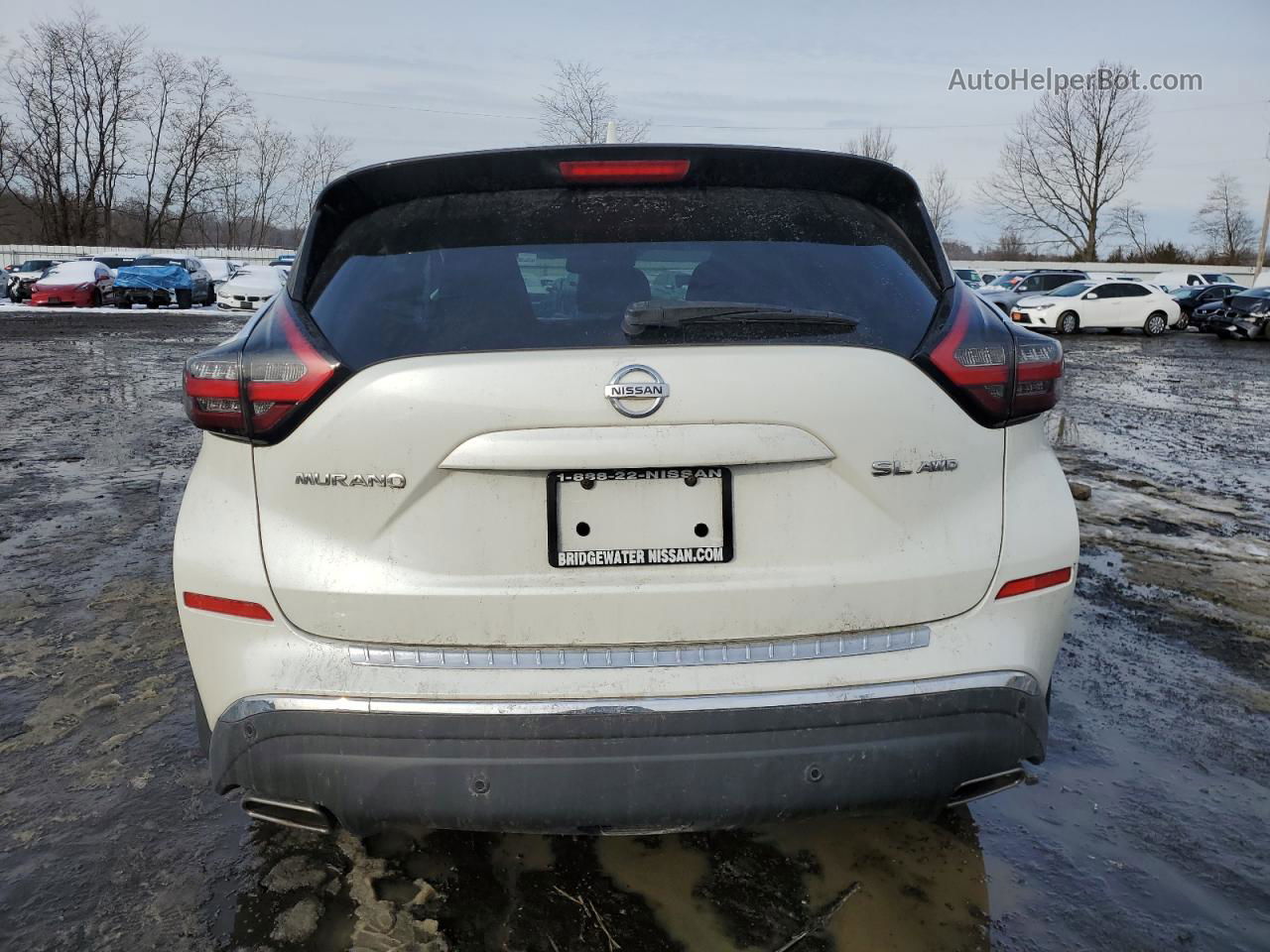 2021 Nissan Murano Sl Белый vin: 5N1AZ2CS5MC132089