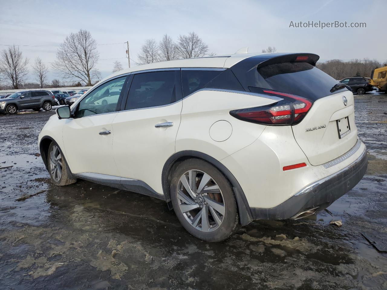 2021 Nissan Murano Sl Белый vin: 5N1AZ2CS5MC132089