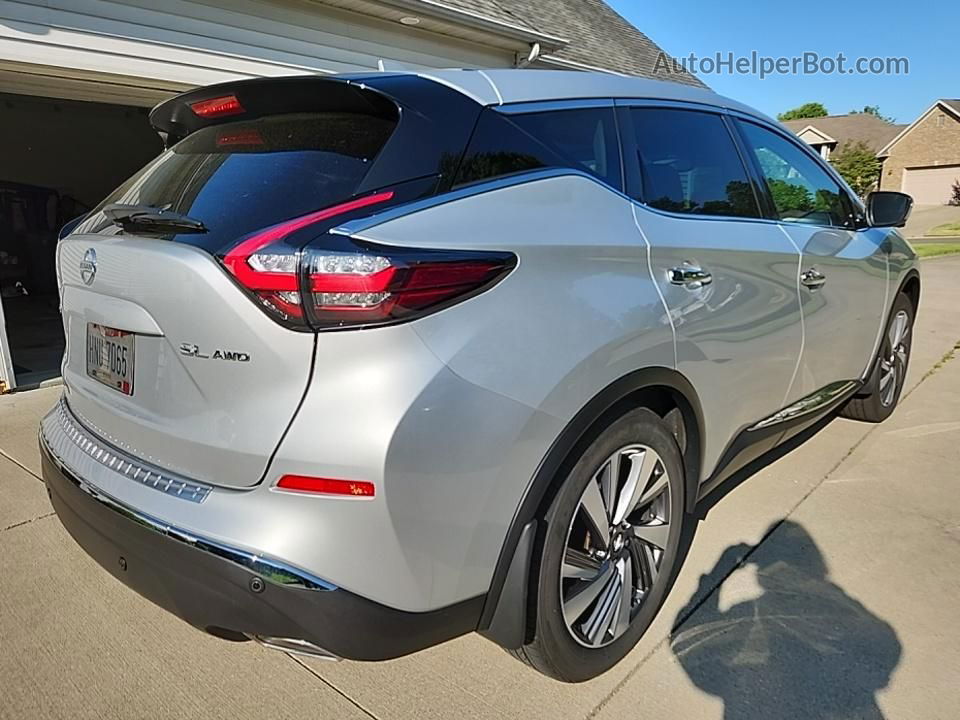 2021 Nissan Murano Sl Серебряный vin: 5N1AZ2CS5MC137390