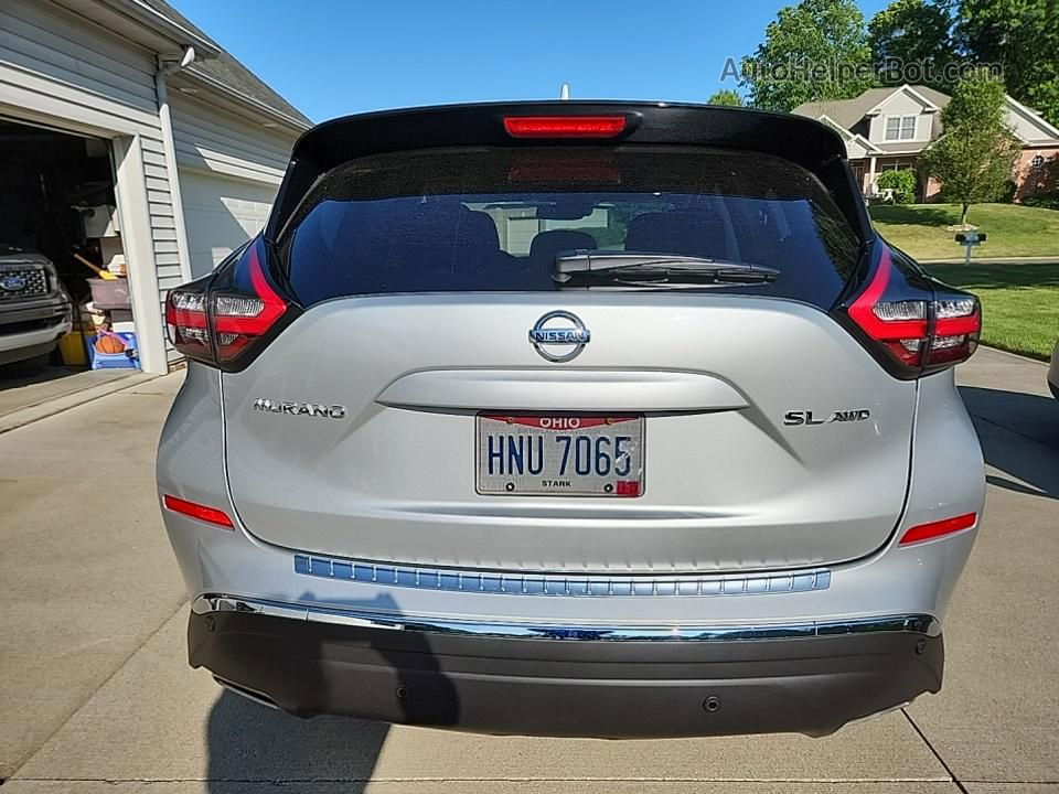 2021 Nissan Murano Sl Silver vin: 5N1AZ2CS5MC137390