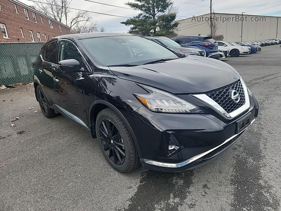 2021 Nissan Murano Sl Black vin: 5N1AZ2CS5MC143058