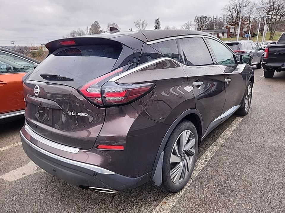 2021 Nissan Murano Sl Коричневый vin: 5N1AZ2CS6MC119982