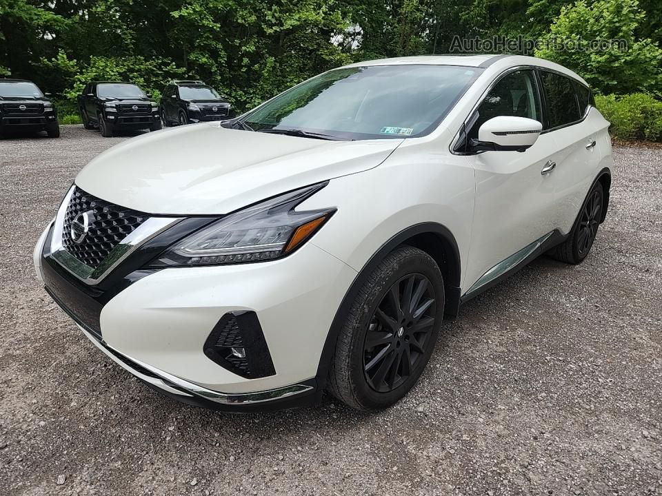 2021 Nissan Murano Sl White vin: 5N1AZ2CS6MC134269