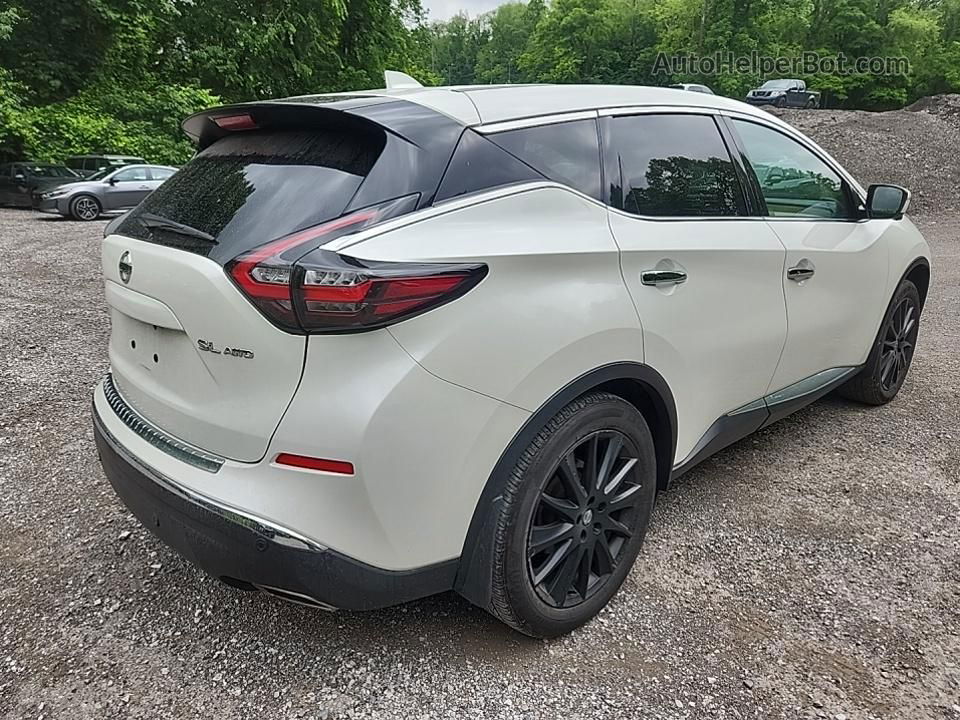 2021 Nissan Murano Sl White vin: 5N1AZ2CS6MC134269