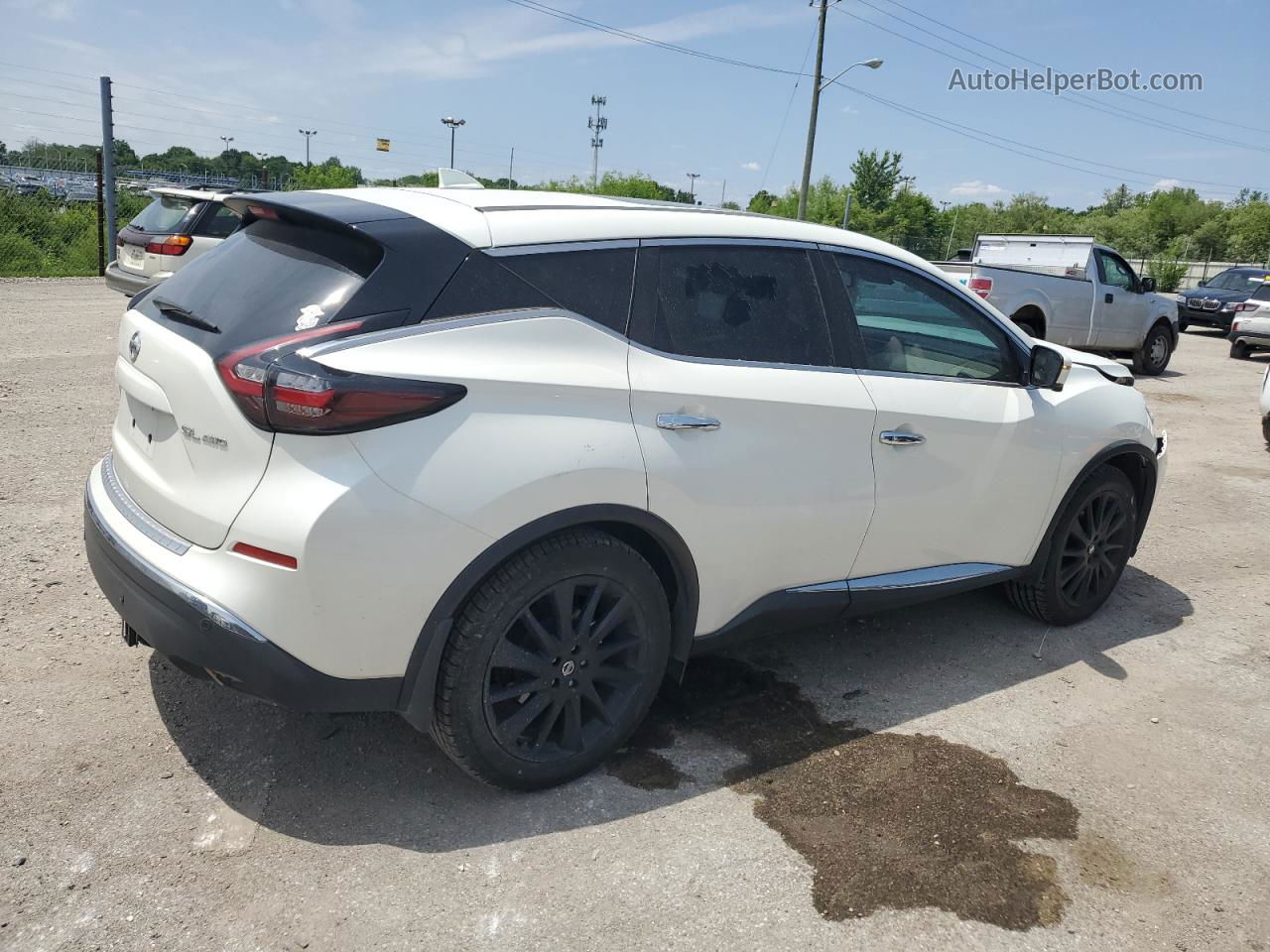 2021 Nissan Murano Sl Белый vin: 5N1AZ2CS7MC103905