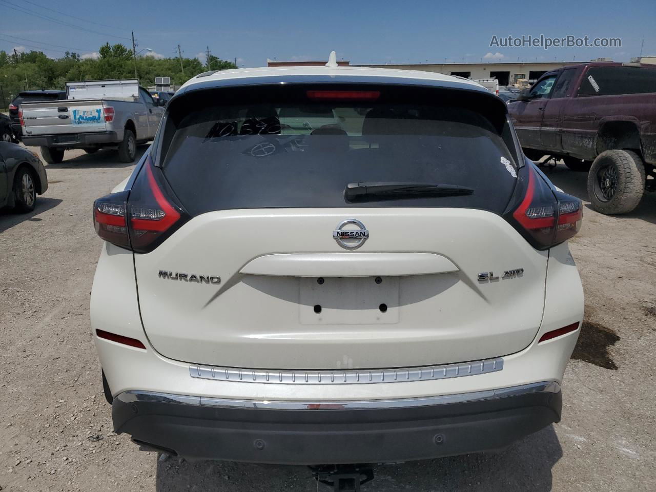 2021 Nissan Murano Sl Белый vin: 5N1AZ2CS7MC103905