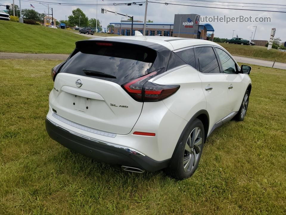 2021 Nissan Murano Sl White vin: 5N1AZ2CS7MC126097