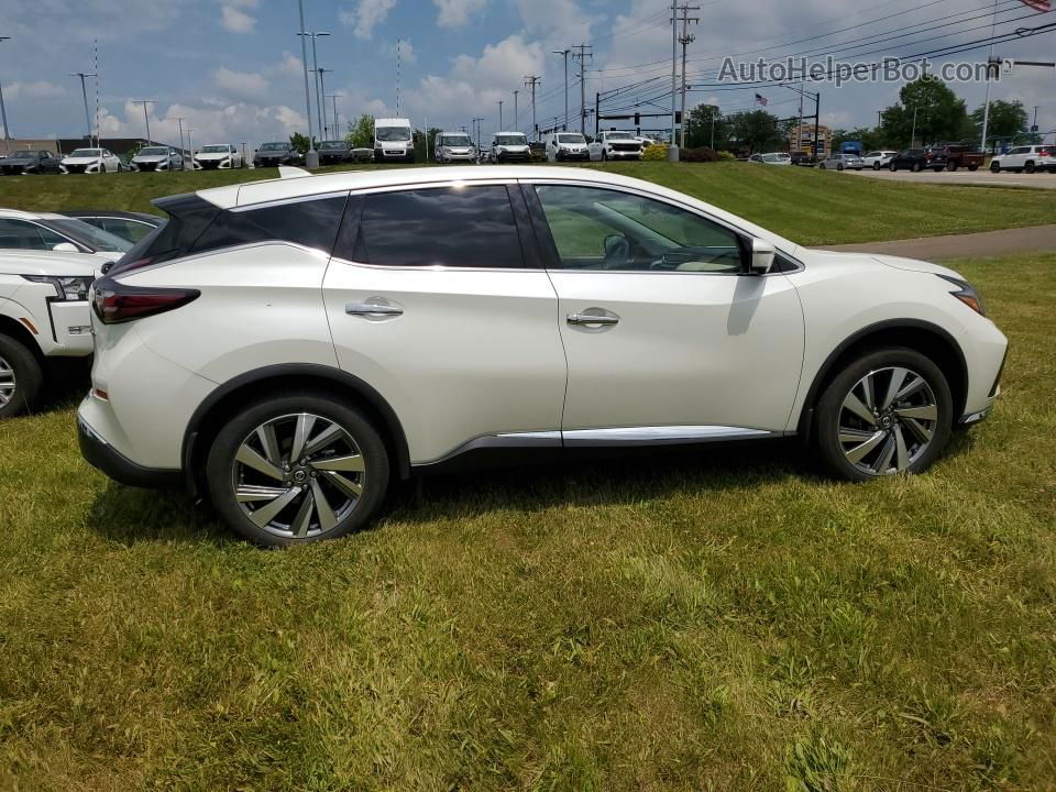 2021 Nissan Murano Sl White vin: 5N1AZ2CS7MC126097