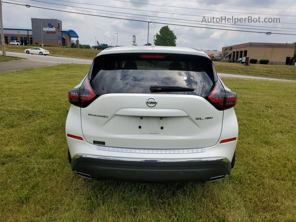 2021 Nissan Murano Sl White vin: 5N1AZ2CS7MC126097