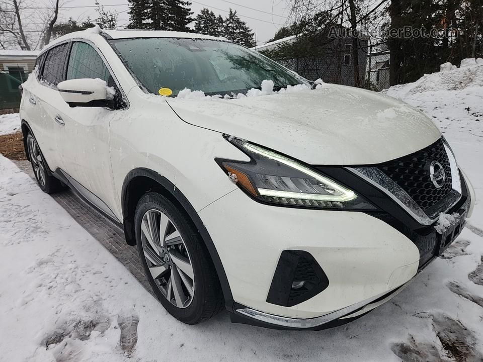 2021 Nissan Murano Sl White vin: 5N1AZ2CS7MC137651