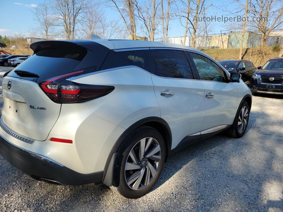 2021 Nissan Murano Sl White vin: 5N1AZ2CS7MC139951