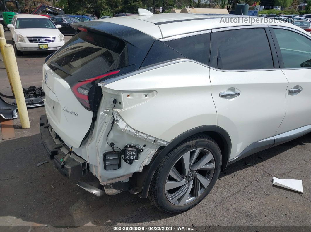 2021 Nissan Murano Sl Intelligent Awd White vin: 5N1AZ2CS8MC108658