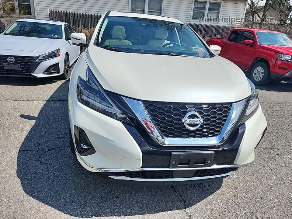 2021 Nissan Murano Sl White vin: 5N1AZ2CS9MC116283