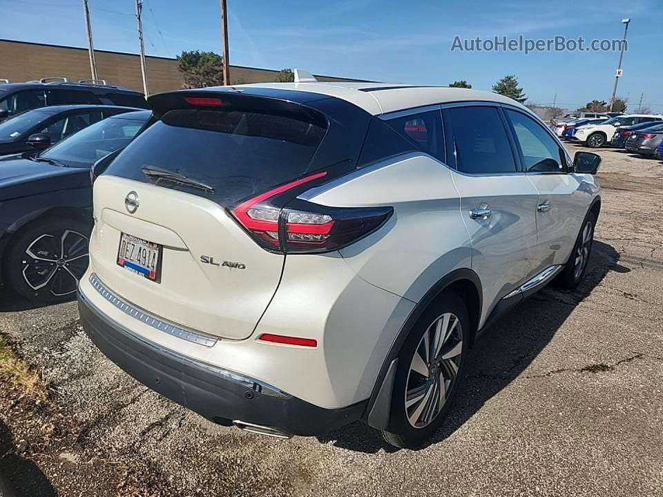 2021 Nissan Murano Sl White vin: 5N1AZ2CS9MC123427