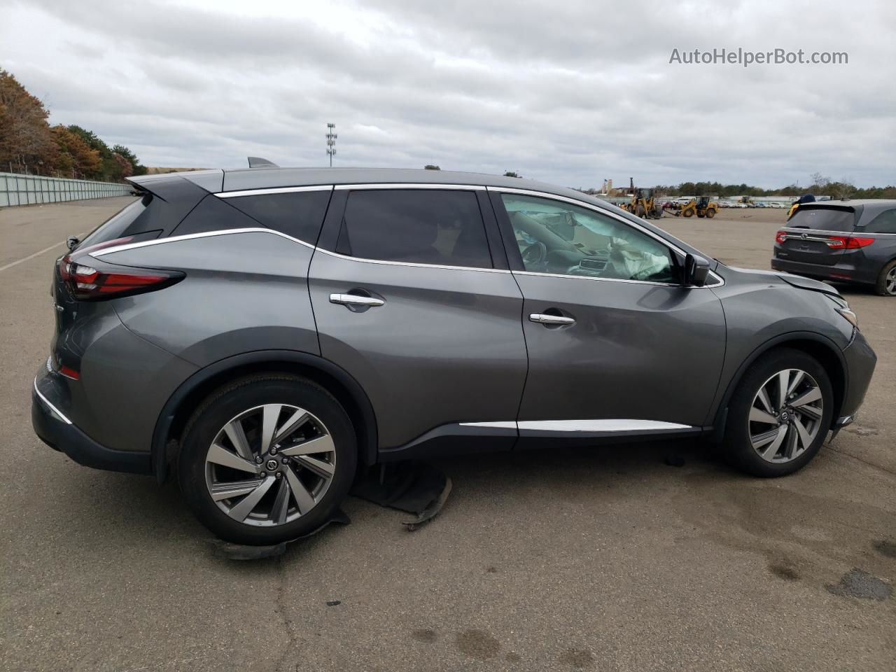 2021 Nissan Murano Sl Серый vin: 5N1AZ2CSXMC124778