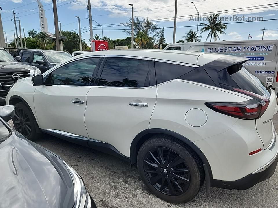 2021 Nissan Murano Sl White vin: 5N1AZ2CSXMC133593