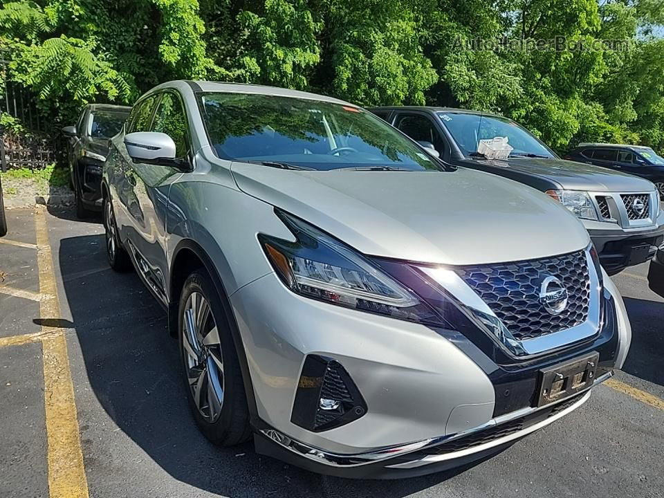 2021 Nissan Murano Sl Silver vin: 5N1AZ2CSXMC138017