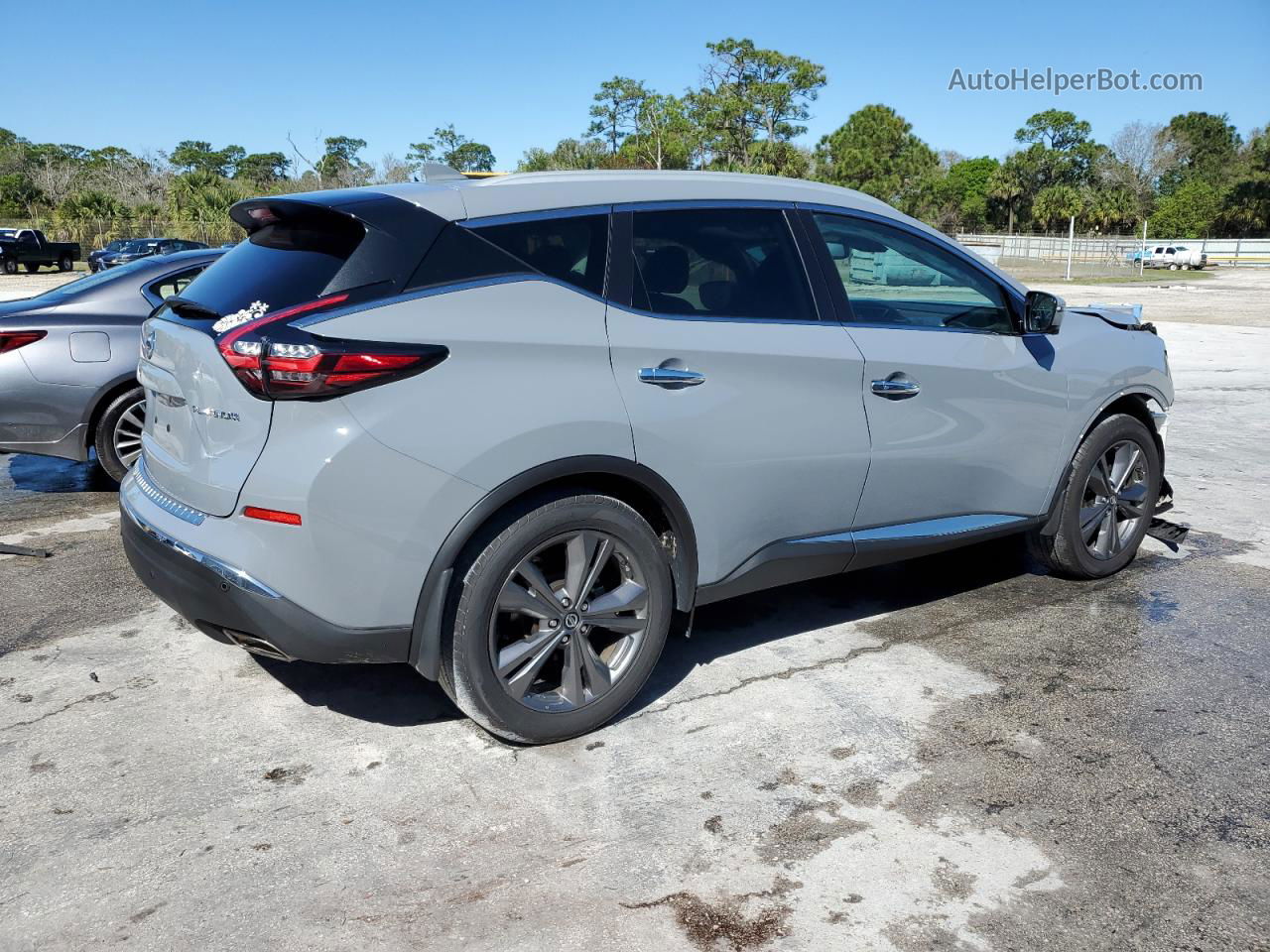 2021 Nissan Murano Platinum Серый vin: 5N1AZ2DJ2MC113893