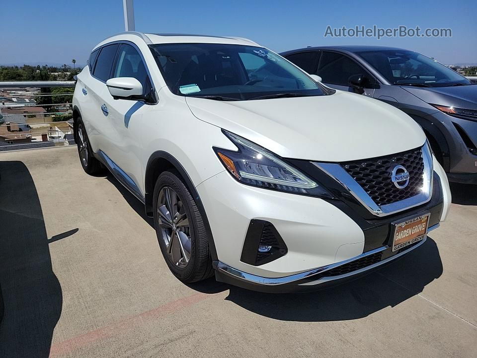 2021 Nissan Murano Platinum White vin: 5N1AZ2DJ3MC113319