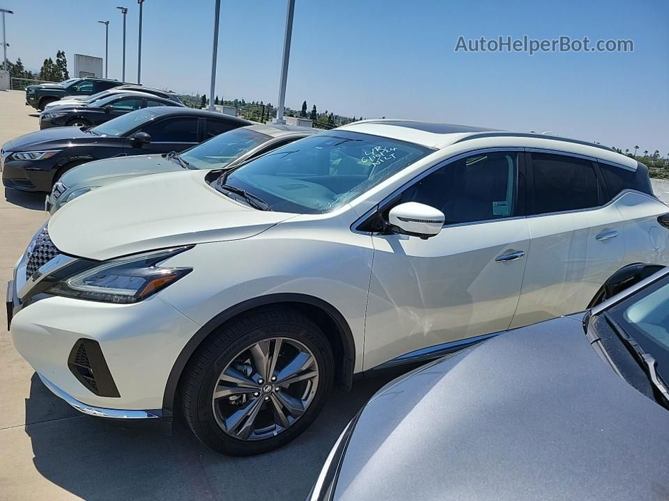 2021 Nissan Murano Platinum White vin: 5N1AZ2DJ3MC113319