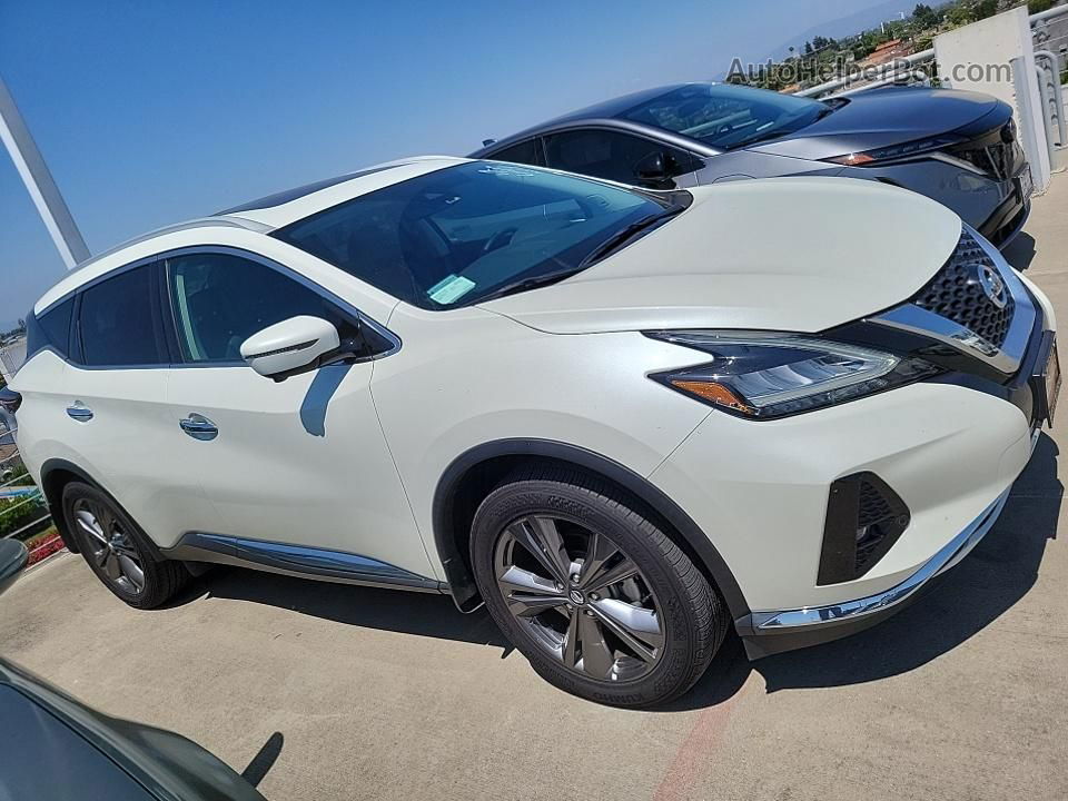 2021 Nissan Murano Platinum White vin: 5N1AZ2DJ3MC113319