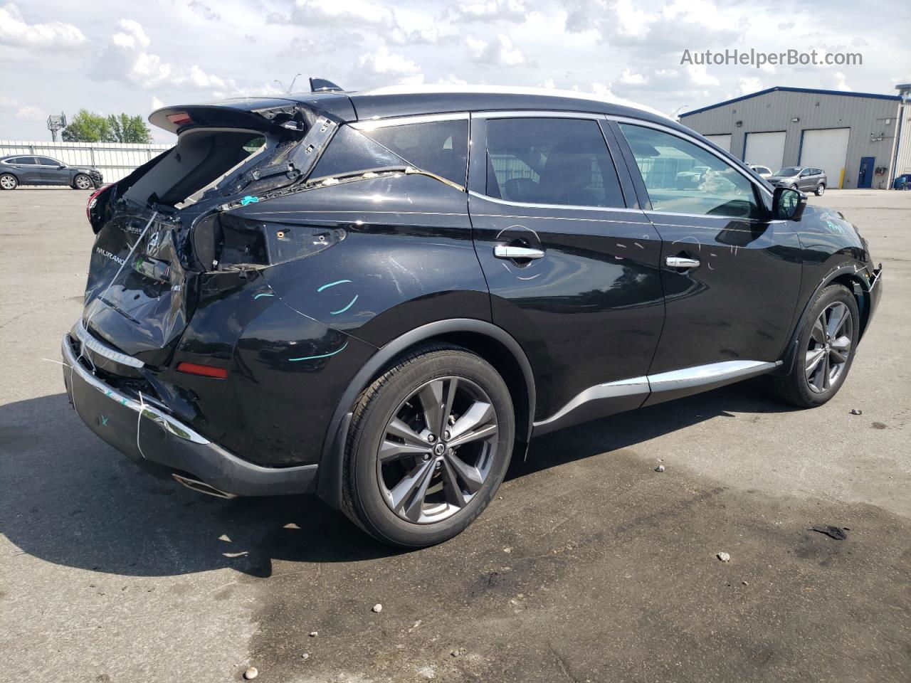 2021 Nissan Murano Platinum Черный vin: 5N1AZ2DJ7MC107376