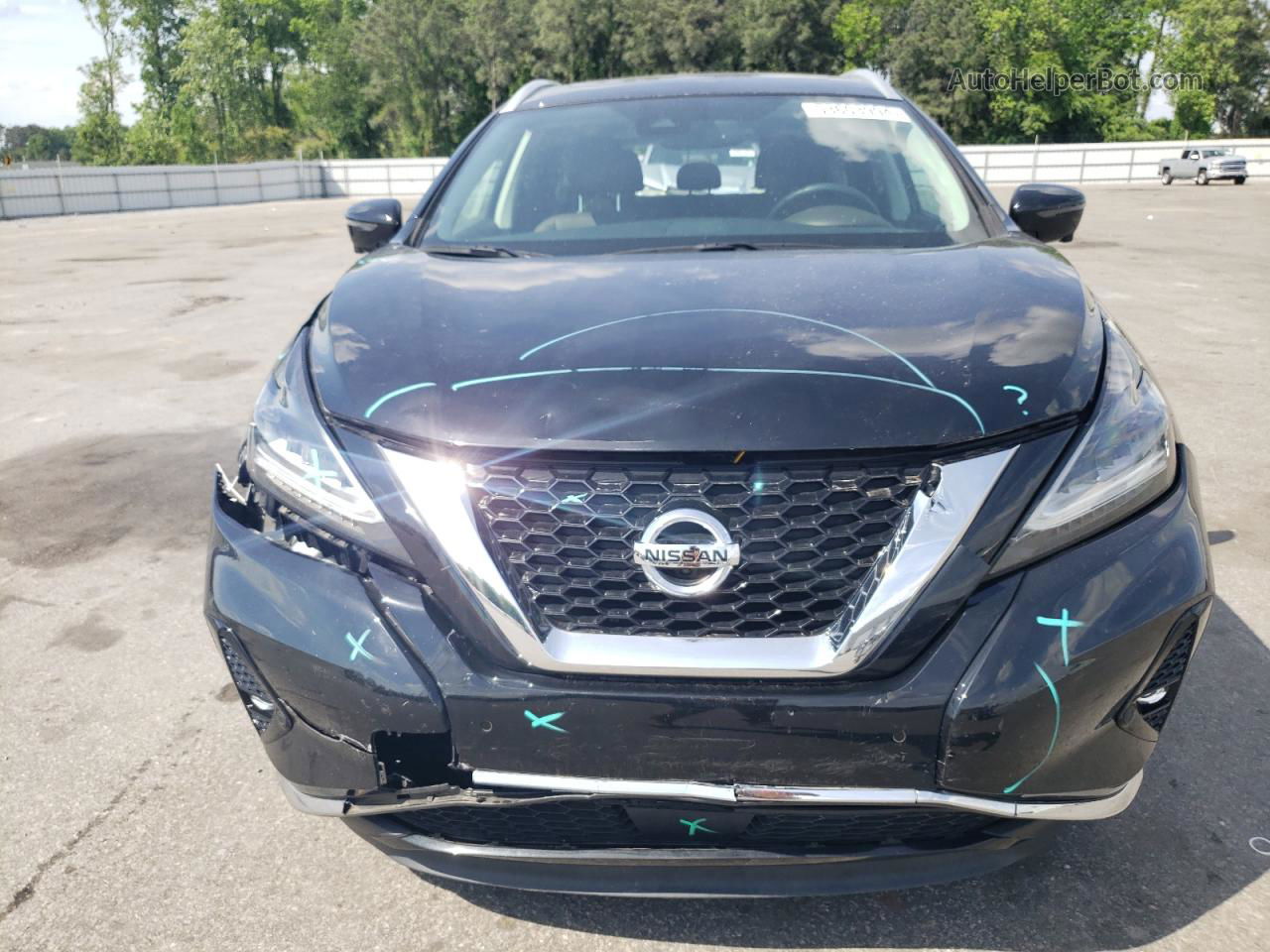 2021 Nissan Murano Platinum Черный vin: 5N1AZ2DJ7MC107376