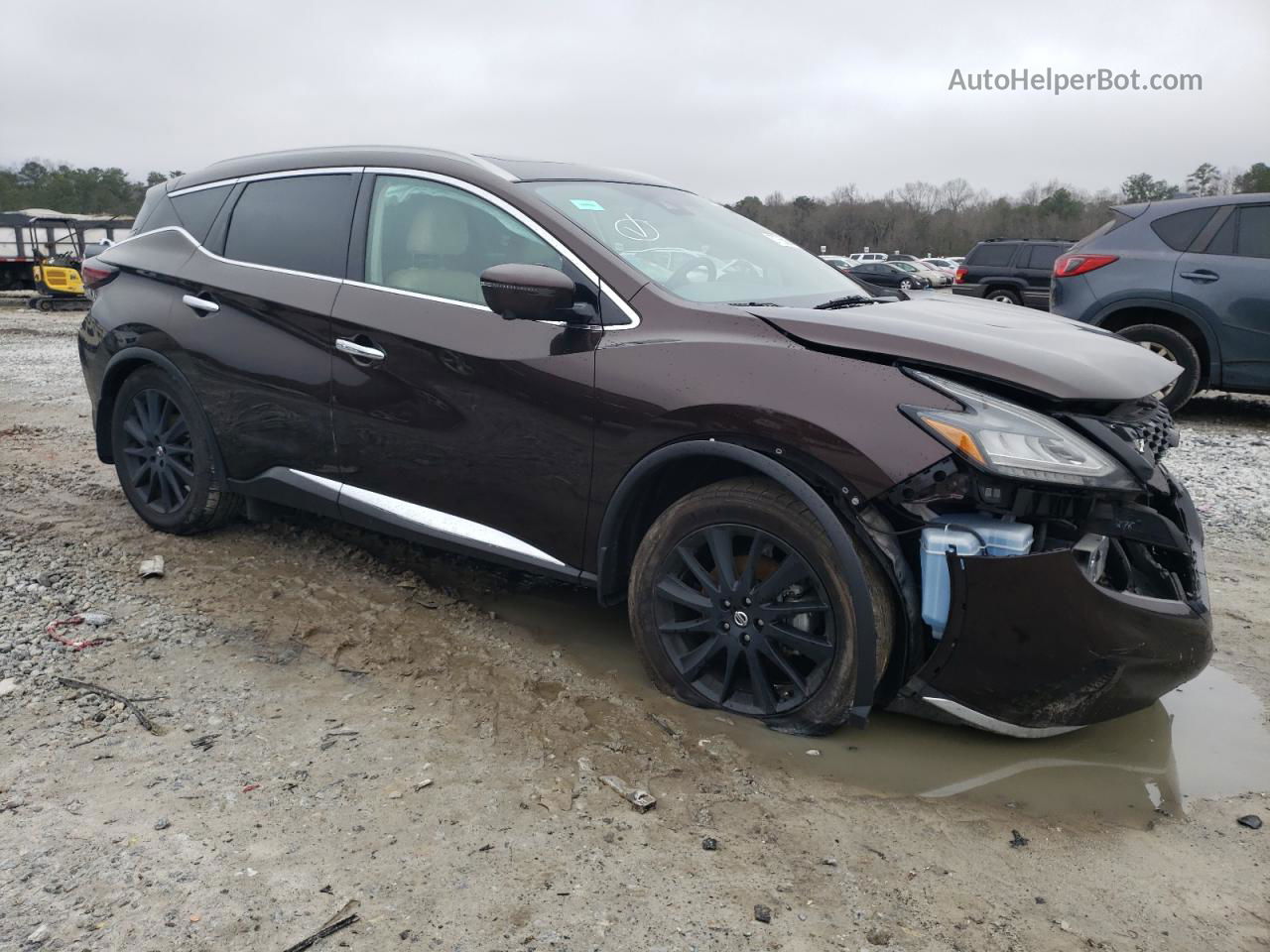 2021 Nissan Murano Platinum Фиолетовый vin: 5N1AZ2DJ9MC100834