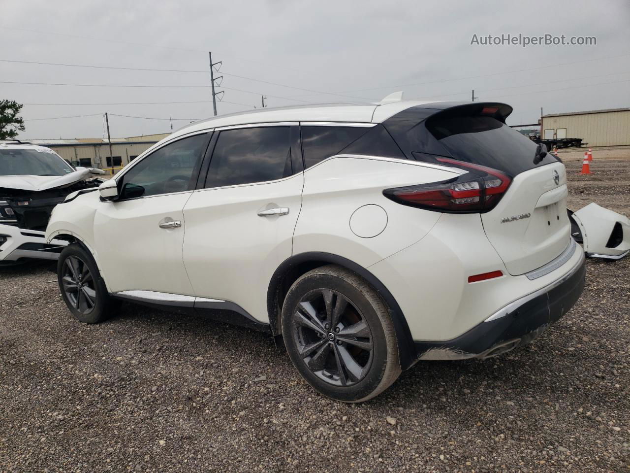 2021 Nissan Murano Platinum White vin: 5N1AZ2DJXMC115147