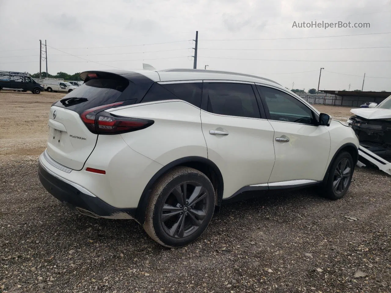 2021 Nissan Murano Platinum White vin: 5N1AZ2DJXMC115147