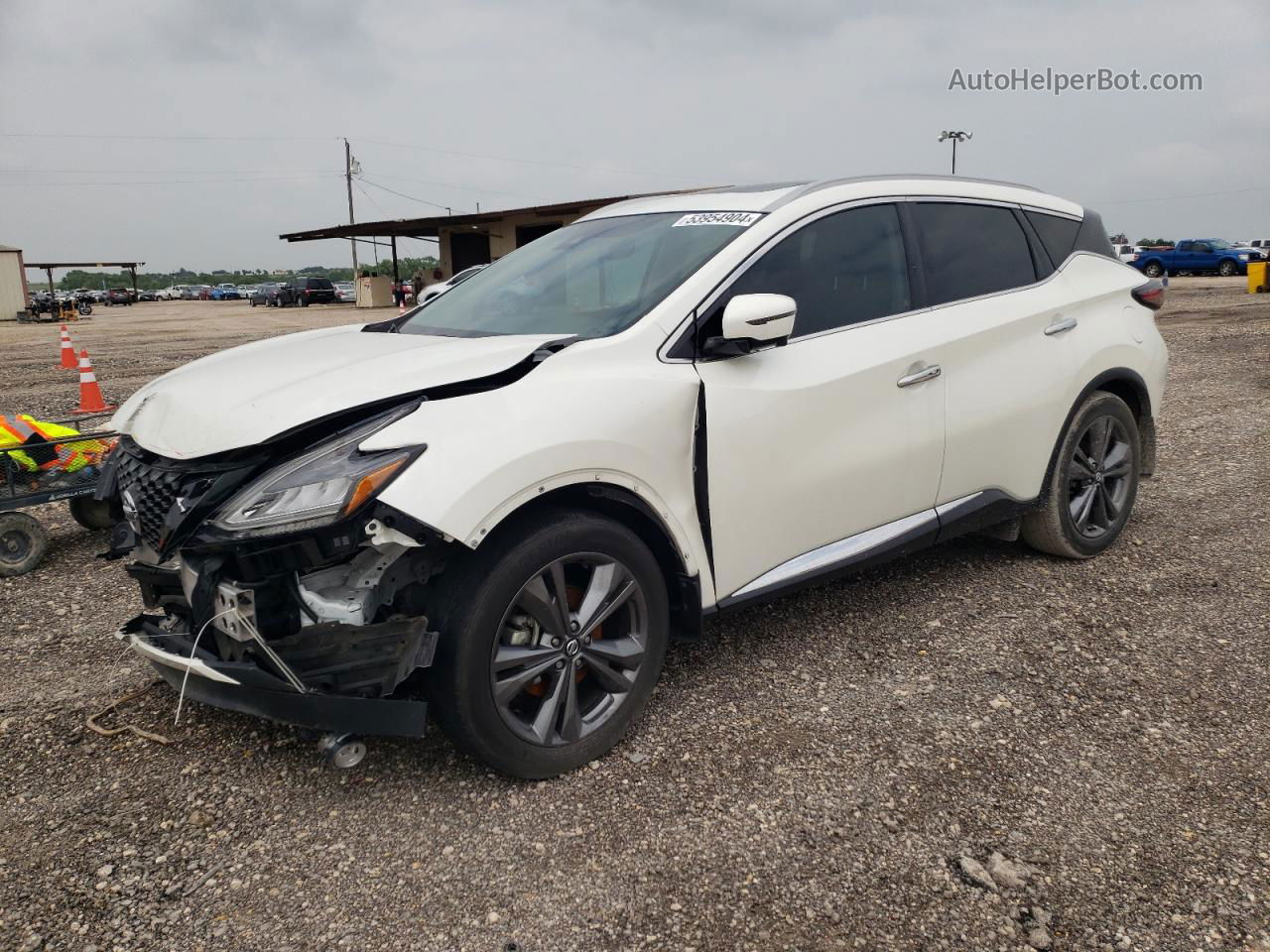 2021 Nissan Murano Platinum White vin: 5N1AZ2DJXMC115147